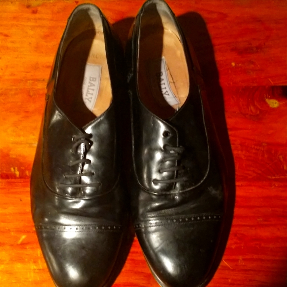 Authentic BALLY of Switzerland Marconi Cap-Toe Oxford Men's Shoes